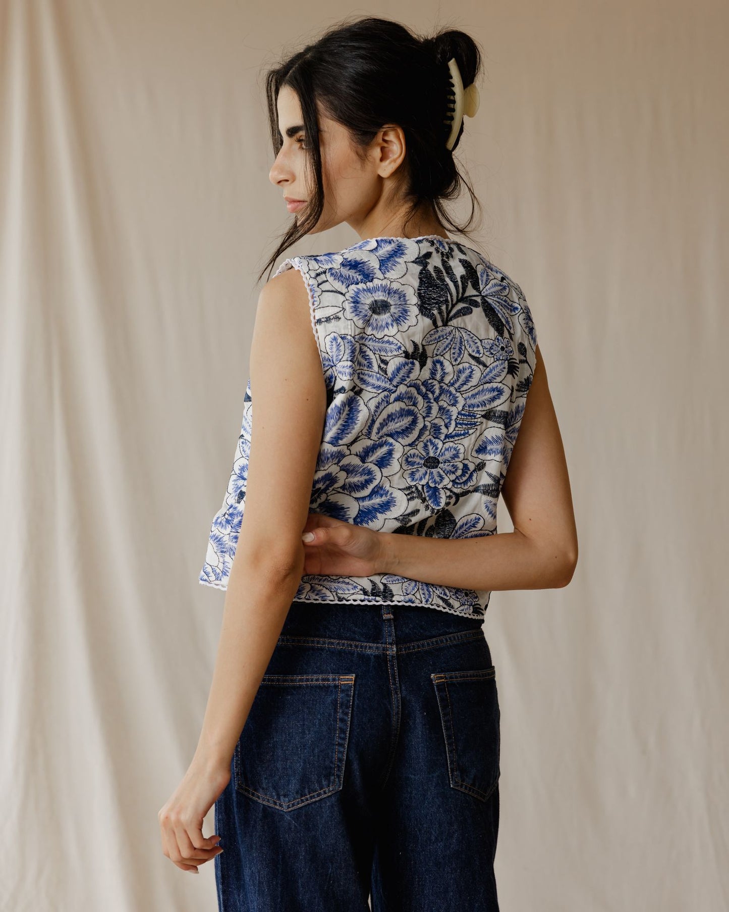 Porcelain Garden Vest
