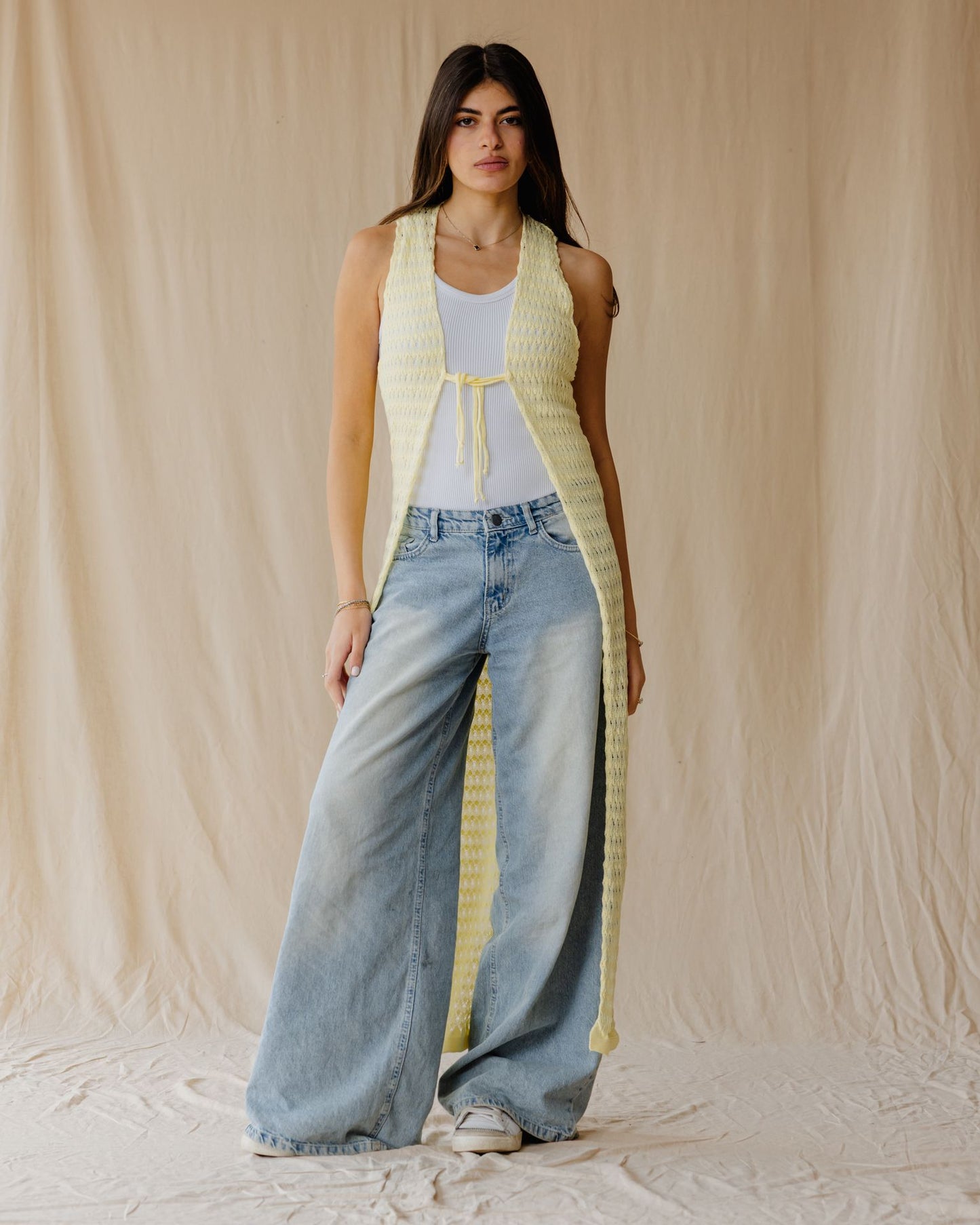 Sunset Trico Butter Cardigan