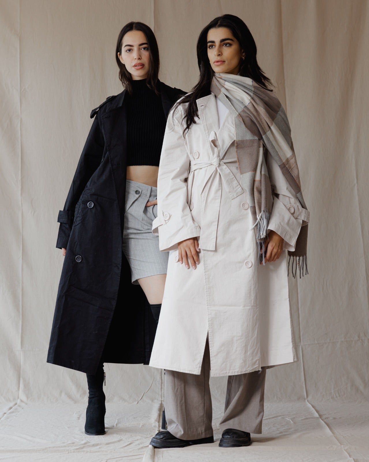 Relax Fit Trench Coat Beige