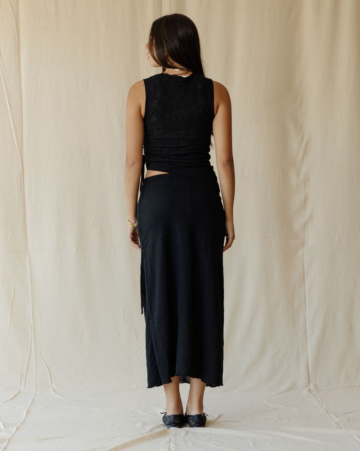 Terra Lace Black Skirt