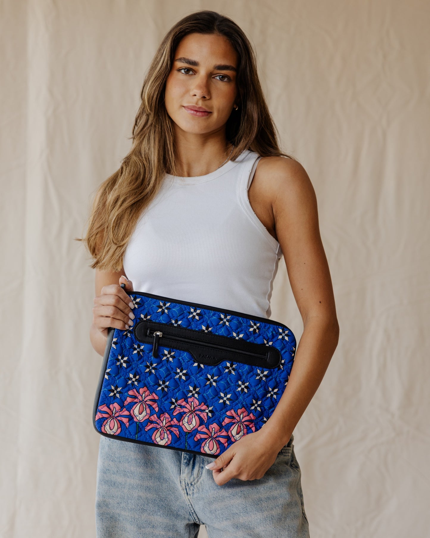 Midnight Bloom Quilted Sleeve