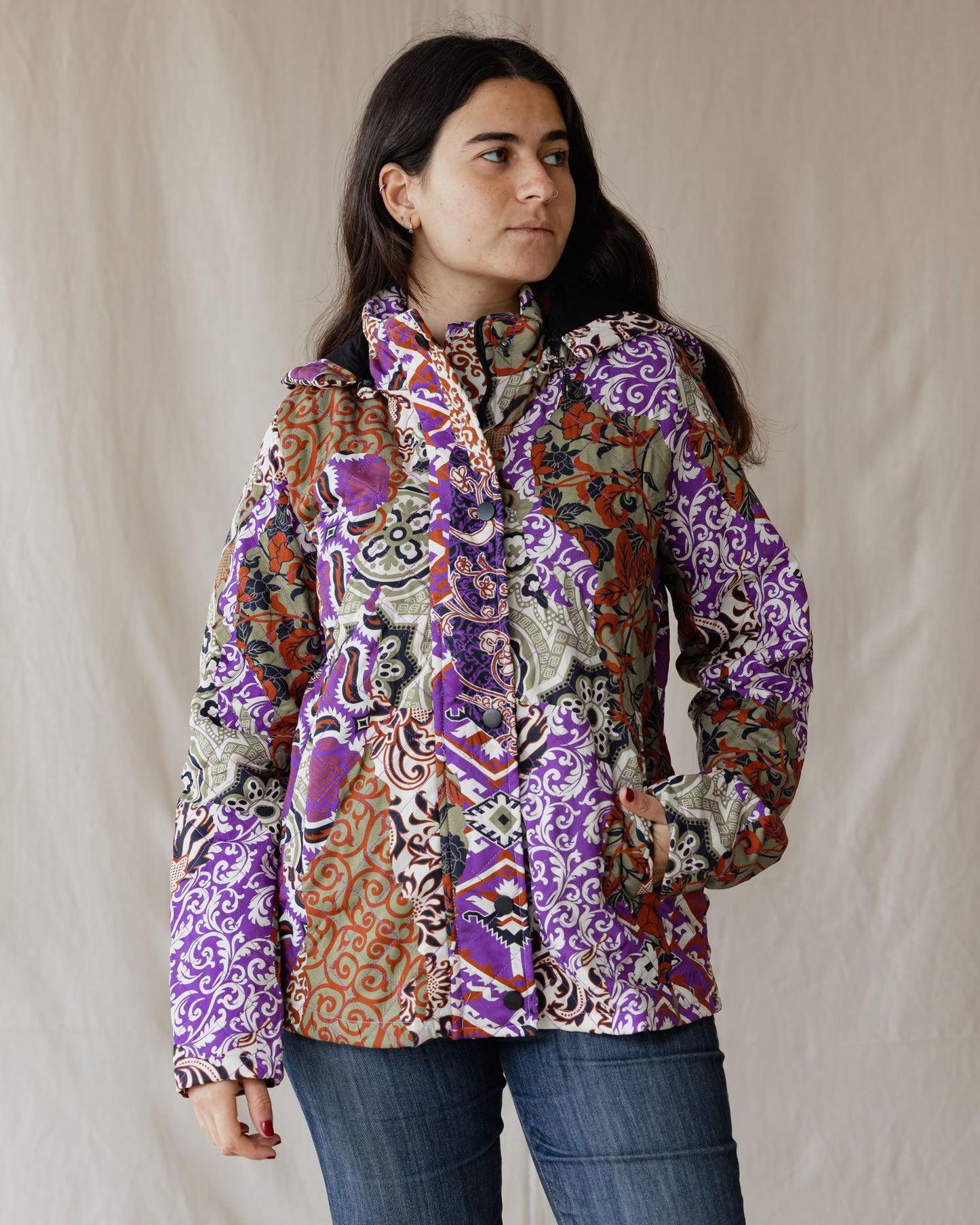 Persian Mirage Jacket In Purple