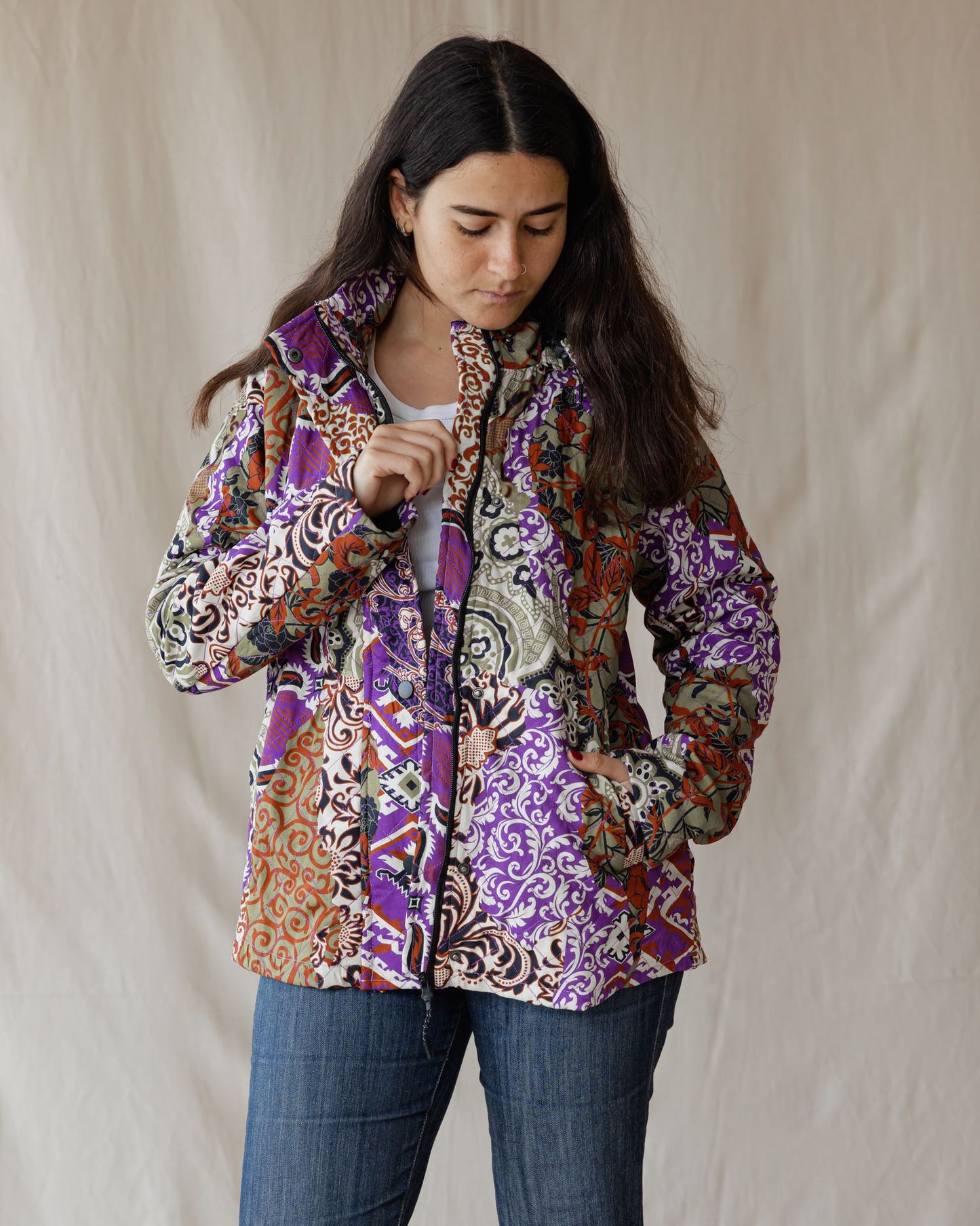 Persian Mirage Jacket In Purple