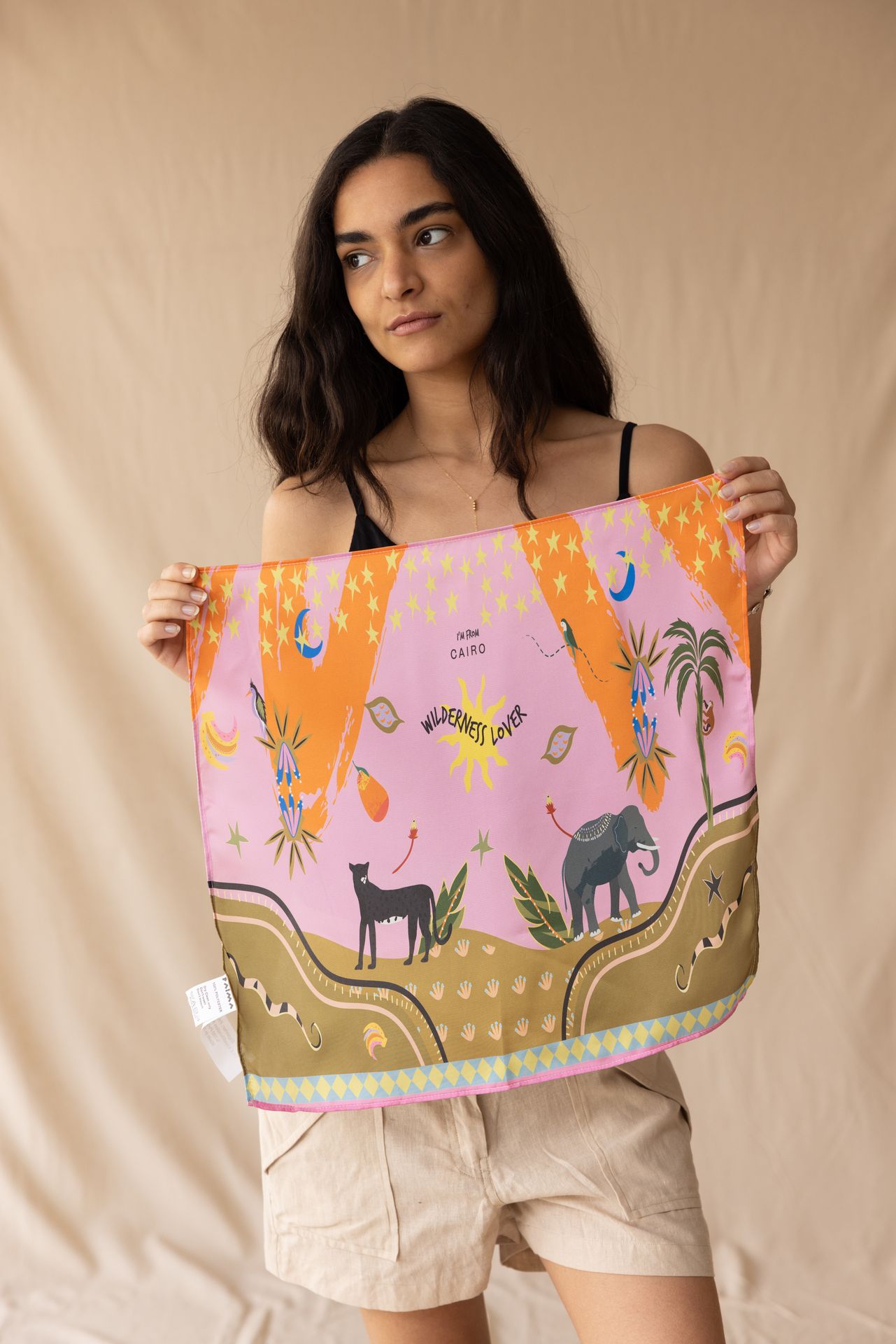Wilderness Lover Scarf Hot Pink X Orange