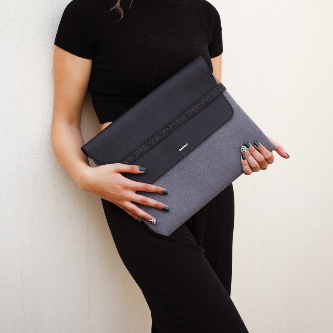 Aztec Laptop Sleeve In Grey
