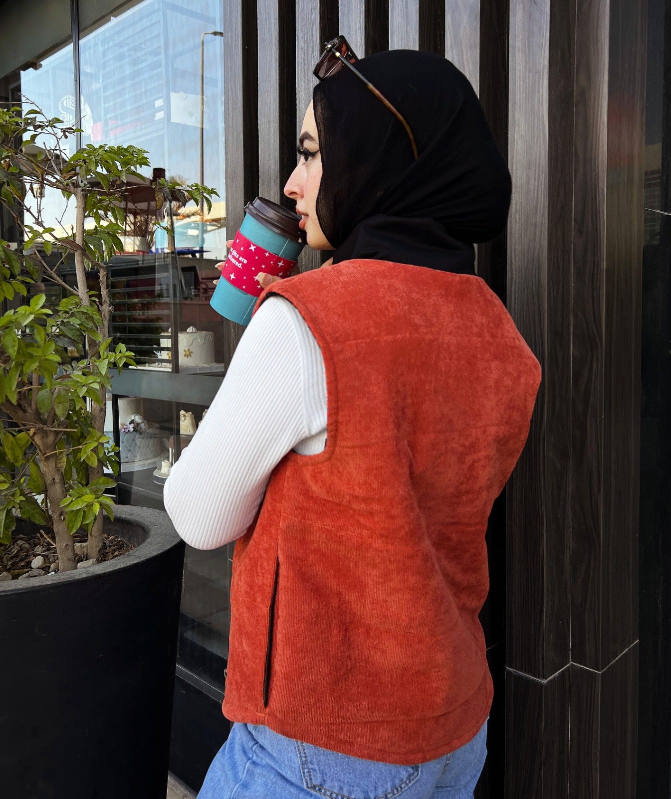 Rusty Suede Vest