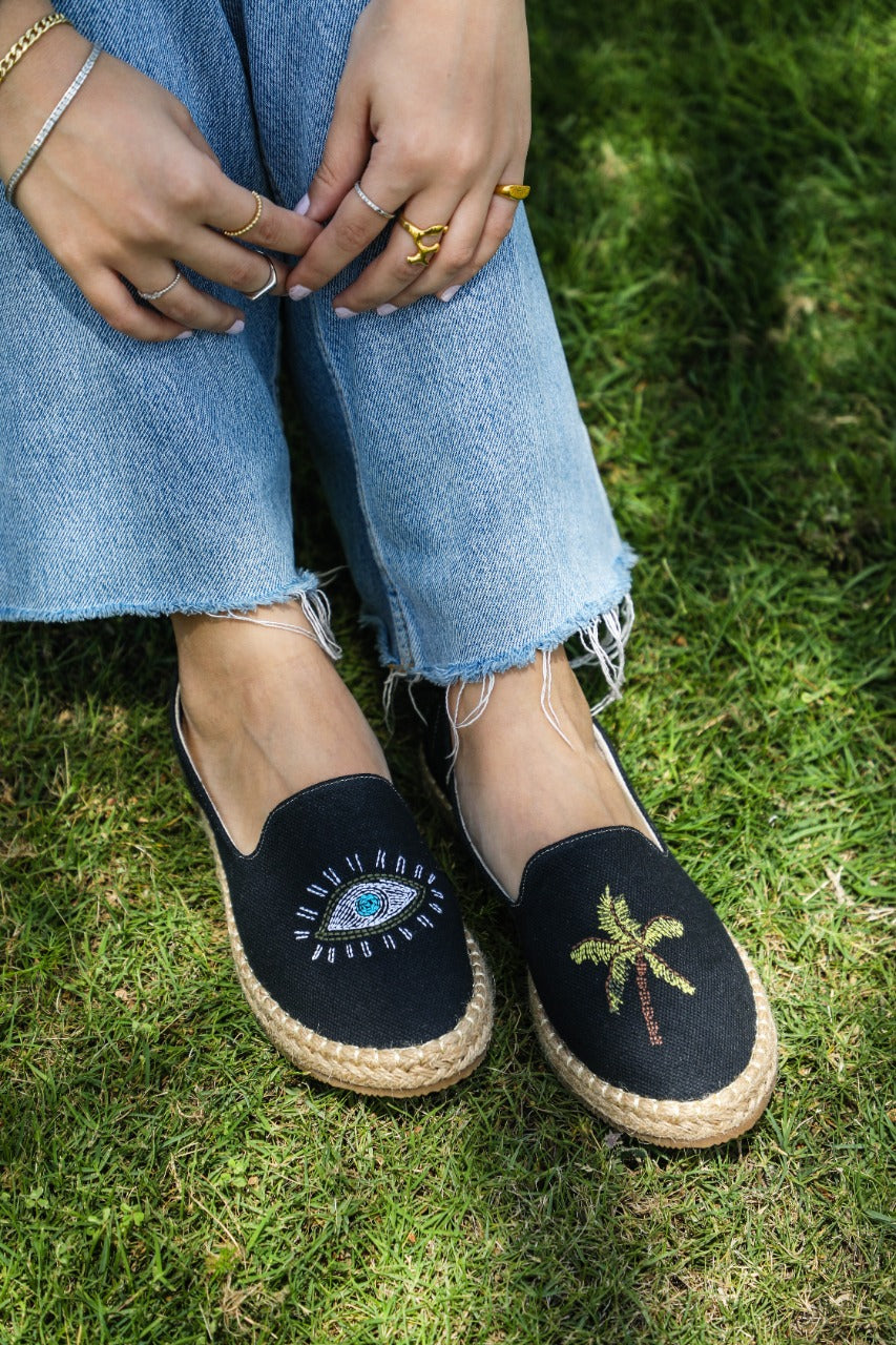 Summer Espadrilles Black