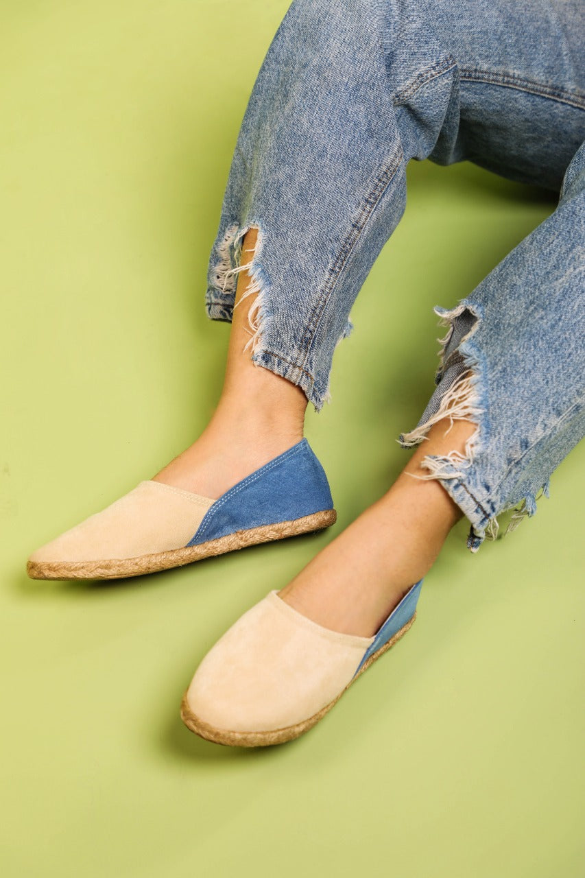 Duotone Espadrilles Beige X Blue