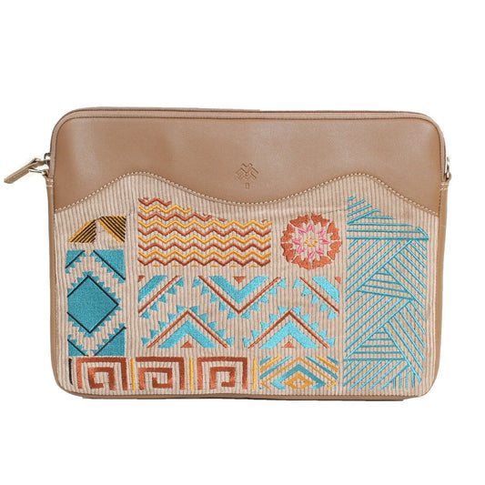 Geometric Laptop Sleeve Cafe